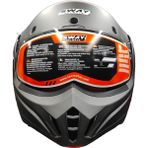 Sway Sw 907 Stratos 180 Çene Açılır Motosiklet Kaskı - Gri - XS