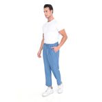 SWEAT FAST Erkek Salaş Pamuklu Slouchy Fit Basic Beli Lastikli Yüksek Bel Ince Yazlık Rahat Bilek Boy Pantolon