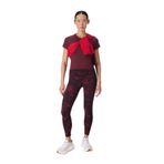 Sweaty Betty ATHLETE CROP SEAMLESS W Bisiklet Yaka T-Shirt, S, 5003304583, Bordo