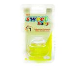Sweet Baby 820 No:1 0-6 Ay Silikon Damaklı Transparan Emzik