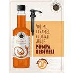 Sweet Heaven Karamel Aromalı Kahve Şurubu 700 ml Pompa Hediye ile Lezzetli İçecekler