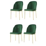 Sweet Home 4 Adet Limon Metal Gold Mutfak Salon Yemek Odası Sandalyesi