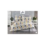 Sweet Home Collection %100 Pamuk Çift Kişilik Nevresim Takımı Özel Dikim Yuvarlak Desenli Lastiksiz Çarşaflı