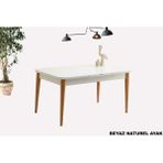Sweet Home Masa Sandalye Kelebek Açılır Mdf Masa Mutfak,salon,yemek Odası Masası 90X160 cm - Beyaz - 90 x 160 cm