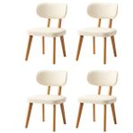 Sweet Home Masal Ahşap Gürgen Sandalye 4'lü Set