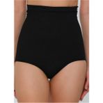 Sweet Sauna Gögüs Altı Göbek Alt Karın Bel Basen Toparlayıcı Kadın Yüksel Bel Silikonlu Slip Korse Siyah Renk - XL