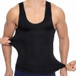 Sweet Sauna Myreınıng Bel Göğüs Göbek ve Karın Bölgesi Toparlayıcı Sıkılaştırıcı Dik Duruşu Yardımcı Jinekomasti Erkek Siyah Atlet Korse - 2XL
