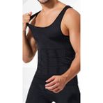 Sweet Sauna Myreınıng Bel Göğüs Göbek ve Karın Bölgesi Toparlayıcı Sıkılaştırıcı Dik Duruşu Yardımcı Jinekomasti Erkek Siyah Atlet Korse - XL