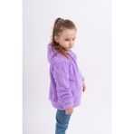 Sweet's Collection Kız Genç Çocuk Welsoft Peluş Cepli Kapüşonlu Ceket - 7 - 8 Yaş - Lila