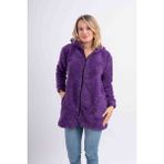Sweet'S Collection Uzun Tunik Welsoft Peluş Ceket - Koyu Mor