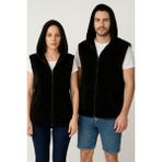 Sweet's Collection Yelek Unisex Wellsoft Peluş - 01-Siyah - 3XL