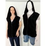 Sweet's Collection Yelek Unisex Wellsoft Peluş - 01-Siyah - M