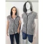 Sweet's Collection Yelek Unisex Wellsoft Peluş - Gri Kırçıllı - 2XL