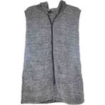 Sweet's Collection Yelek Uzun Tunik Welsoft Peluş Kadın - Gri Kırçıllı