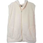 Sweet's Collection Yelek Welsoft Peluş Kapüşonlu - 3XL - Açık Krem