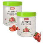 Sweetwell Çilek Aromalı Vegan Bezelye Proteini Tozu 400 gr X 2 Adet -%83 Protein Içerir Pae Protein Powder