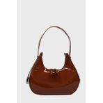 Swessa Kadın Rugan Deri Baget Cherry Bag Kol Çantası - 028-Kahverengi