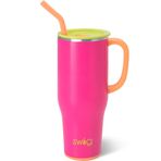Swig Life 40 oz Mega Kupa, 40oz Saplı ve Pipetli Bardak, Bardak Tutucu Dostu, Bulaşık Makinesinde Yıkanabilir, Ekstra Büyük Yalıtımlı Bardak, Paslanmaz Çelik (Tutti Frutti)