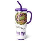 Swig Life 40oz Mega Kupa, 40oz Saplı ve Pipetli Bardak, Ekstra Büyük Yalıtımlı Bardaklar, Bardak Tutucu Dostu Seyahat Kupası (Cumartesi günleri Baton Rouge'da)