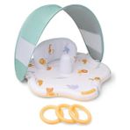 Swim Essentials Wild Life Sırt Destekli ve Gölgelikli Bebek Oyun Matı 76 cm - Çok Renkli
