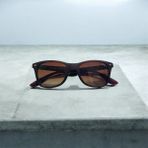 Swing SS154 C216 Polarize Unisex Güneş Gözlüğü - Mat Kahverengi