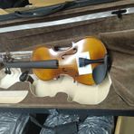 Swing VW215M Abanoz Burgulu 4/4 Tam Boy Kaliteli Masif Keman Seti