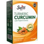 Swiss Bork Curcumin With Piperin 30 Softgel – Piperin ile Bioyararlanımı Yükselten Bitkisel Takviye - 1