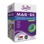 Swiss Bork MAG-5X Lipozomal Magnezyum 30 Kapsül
