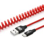 Swiss Charger SCC-10012 1.5 mt Spiral Type-C Usb Şarj Ve Data Kablosu