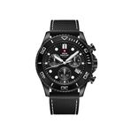Swiss Military By Chrono Sm34101.07 Siyah Erkek Kol Saati - Gümüş