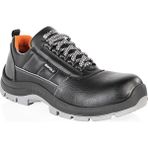 Swolx Baskılı Vidala Deri-S2 Unisex Iş Güvenliği Ayakkabısı Class-X-10 Siyah - 36