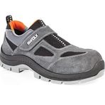 Swolx Suet Deri-S1 Unisex Iş Güvenliği Ayakkabısı Class-Xc-12 Gri - 39
