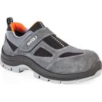 Swolx Suet Deri-S1 Unisex Iş Güvenliği Ayakkabısı Class-Xc-12 Gri - 47