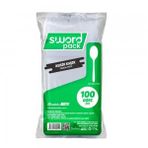Sword Pack 100 Adet Plastik Eko Kaşık