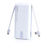 Sword Type-C Beyaz Gri 10000 mah Kendinden Kablolu Powerbank