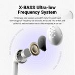 SX08 BT 5.0 Mikrofonlu Gerçek Kablosuz X-Bass 13mm Hoparlör Kulak İçi lar Müzik Sweatproof Spor Şarj Kılıfı ile Dokunmatik Kontrol