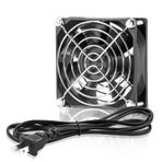 SXDOOL EC 80mm 8025 Soğutma Fanı 80mm x 80mm x 25mm AC 110V 115V 120V 220V 240V Yüksek Hızlı Çift Bilyalı Rulman
