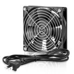 SXDOOL EC Endüstriyel Kasa Soğutma Fanı 120mm x 120mm x 25mm AC 110V 115V 120V 220V 240V