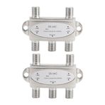 Sxhlseller 4x1 DiSEqC Anahtar, Uydu Sinyal Anahtar Ayırıcı, Yüksek İzolasyonlu Geniş Bantlı 950-2400MHz, 75Ω Bağlantı Noktası Empedansı