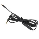Sxhlseller for Sennheiser HD4.40 HD4.40BT HD4.50 HD4.50BTNC HD4.30i Için Mikrofon Uzaktan Ses Kontrolü Ile 1.5M Uzun Yedek Kulaklık Kablosu, Sağlam Ve Dayanıklı, İyi Sinyal İletimi