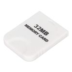 Sxhlseller NintendoWii Oyun Konsolu Için Hafıza Kartı, Yüksek Hızlı Depolama Aygıtları Tak Ve Çalıştır Beyaz Oyun Hafıza Kartı, Oyun Konsolu Yedek Aksesuarları (32MB (507 blok))