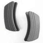 Sxmprail Silikon Saplı Tutamaklar, İstiridye 5 "x 2 1/2" Her biri, Kulp Kavramaları ve Kolu Kol le creuset Hollandalı Fırınlar Aksesuarları Beş Yıl Ücretsiz Değiştirme