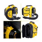 SXVI02001 12VOLT/18VOLT 160 Psı Dijital Basınç Göstergeli Lastik & Yatak Şişirme Pompası + Araç Süpürgesi + LED Lamba (Akü Dahil Değildir) - Adaçayı Yeşili