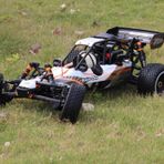 SY RACING 1/5 Baja 5B 30.5CC RTR Kurşunsuz Benzinli Uzaktan Kumandalı RC Araba 80+kmh Offroad BeyazGri (Kullanıma Hazır)