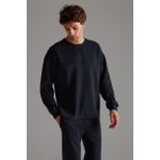 Syah Erkek Soft Touch Uzun Kollu Sweatshirt - Siyah - XL