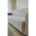SYCAMORE HOME Koltuk Örtüsü 175x215 cm Kaymaz Şönil Kumaş Yıkanabilir Çekyat Kanepe Örtüsü - 170 x 215 cm - Gri