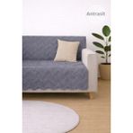 Sycamore Home Koltuk Örtüsü 175x215 cm – Kaymaz Şönil Kumaş, Yıkanabilir Çekyat & Kanepe Örtüsü (Bej / Krem / Taş / Gri / Vizon) - 175 x 215 cm - Antrasit