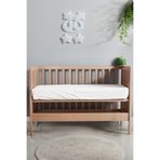 SYDNEY %100 Doğal Pamuk Penye Bebek Lastikli Çarşaf 70x140 Cm Park Yatak Uyumlu Çocuk Lastikli Çarşaf Beyaz