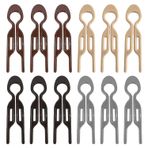 SYEYCW 12 adet Fransız saç tokası, vintage U şeklinde saç tokası, güçlü dayanıklı iğne, French Twist Hair Pin, ince, kalın ve uzun saçlar için, kızlar ve kadınlar için aksesuarlar