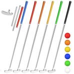 Syhood 6'lı Paket Golf Atıcısı, İki Yollu Sağ ve Sol El Golf Kulüpleri 6 Adet Golf Topları Çıkarılabilir Taşınabilir Golf Sopası Seti Erkekler, Kadınlar, Gençler, Çocuklar için Dökme Sağlam Golf